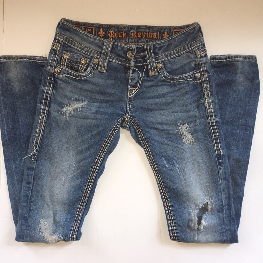 ROCK REVIVAL DENISA SKINNY JEANS